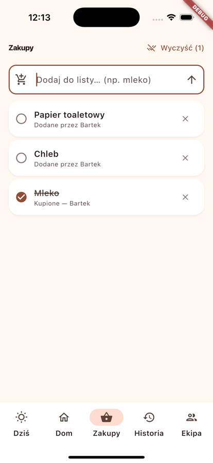Wspólna lista zakupów